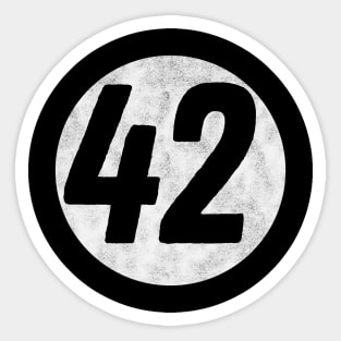 42 Sticker